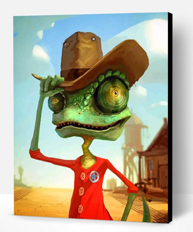 Cowboy Rango Paint By Number