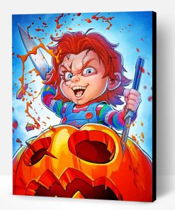 Creepy Chucky Paint By Number