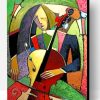 Cubism Violinist Paint By Number