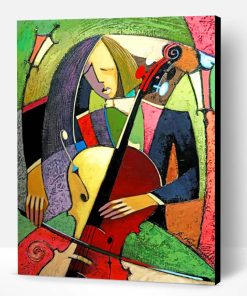 Cubism Violinist Paint By Number