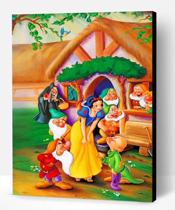 Disney Snow White Paint By Number