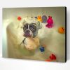 Dog In Bath Paint By Number