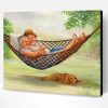 Elderly Couple On Hammock Paint By Number