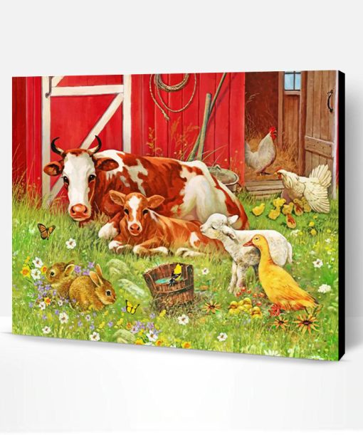 Farm Animals Paint By Number