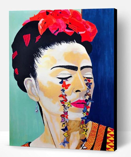 Frida Kahlo Butterflies Paint By Number