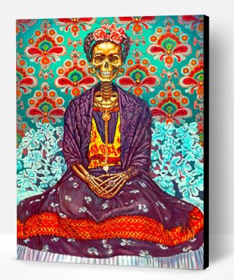 Frida Skull Paint By Number