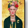 Frida With Flowers And Butterflies Paint By Number