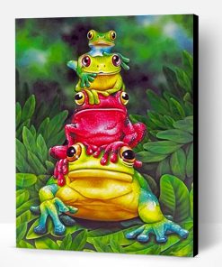 Frog Family Paint By Number