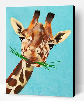 Funny Giraffe Paint By Number