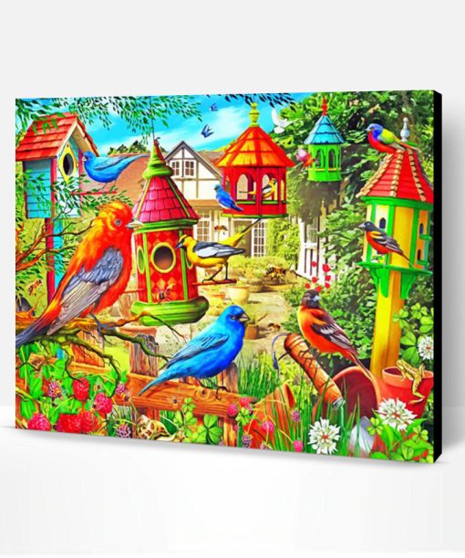 Garden Birds Paint By Number