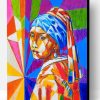 Girl With A Pearl Earring Pop Art Paint By Number