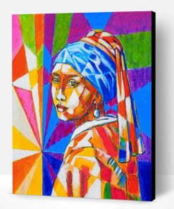 Girl With A Pearl Earring Pop Art Paint By Number
