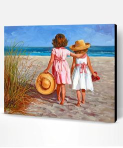 Girls In Beach Paint By Number