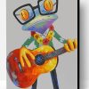 Guitarist Frog Paint By Number