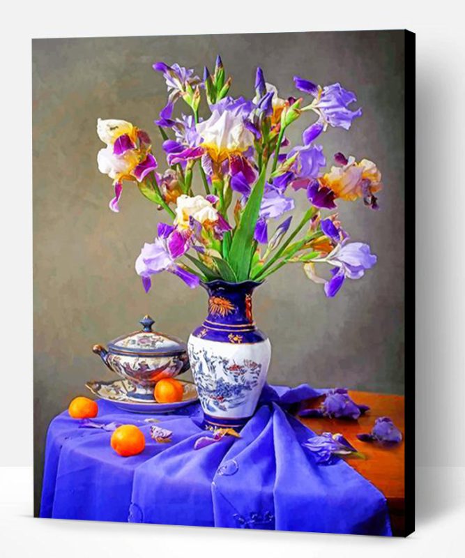 Irises Bouquet Paint By Number