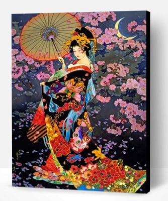 Japanese Classic Woman Paint By Number