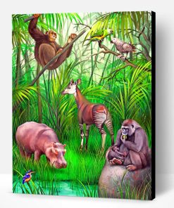Jungle Animals Paint By Number