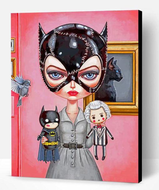 Little Catwoman Paint By Number