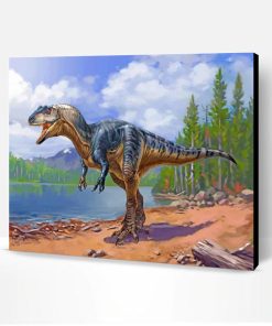 Mad Dinosaur Paint By Number