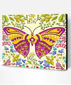 Mandala Butterfly Paint By Number