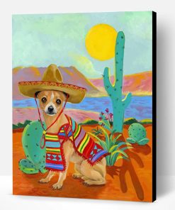 Mexican Chihuahua Paint By Number