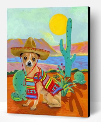 Mexican Chihuahua Paint By Number