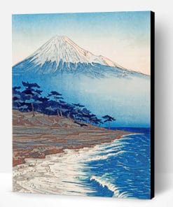 Mount Fuji Seascape Paint By Number