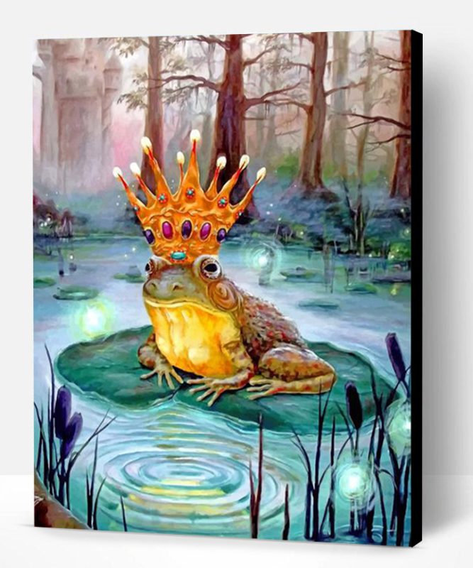 Princess Frog Paint By Number