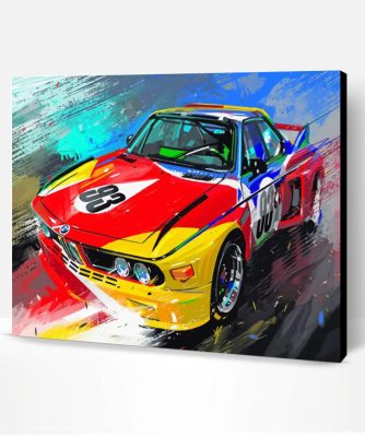 Race Car Art Paint By Number