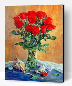 Red Roses Bouquet Paint By Number
