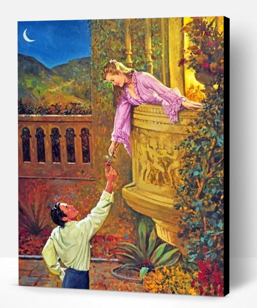 Romantic Vintage Couple Paint By Number