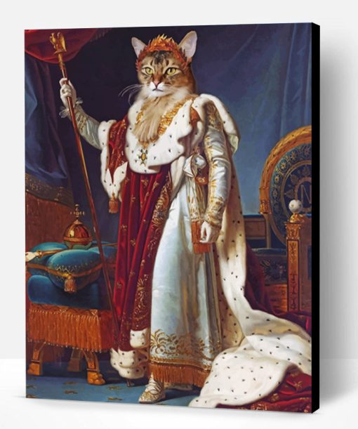 Royal Cat Paint By Number