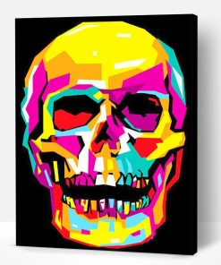 Skull Pop Art Paint By Number