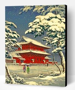 Snow In Japan Paint By Number