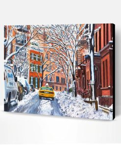 Snow New York City Paint By Number