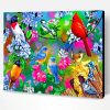 Spring Garden Birds Paint By Number