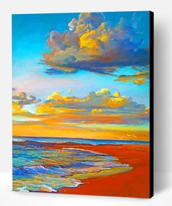 Sunset Beachside Paint By Number