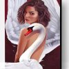 Swan Lady Paint By Number