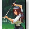 Sword Girl Paint By Number