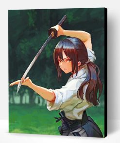 Sword Girl Paint By Number