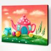 Teapot House Paint By Number