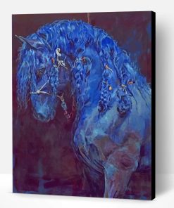 The Blue Horse Paint By Number