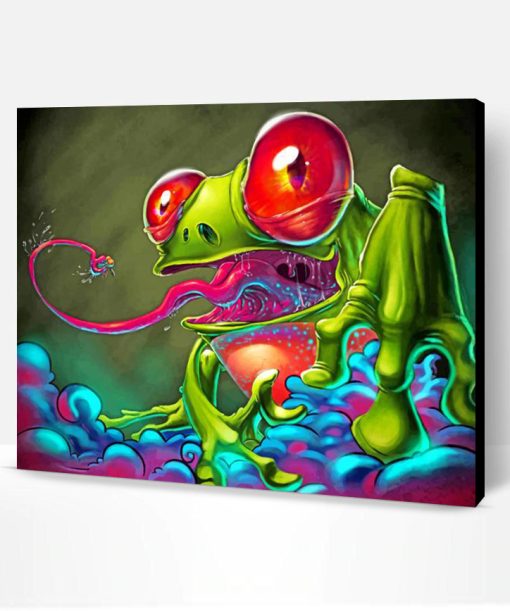 The Frog Art Paint By Number