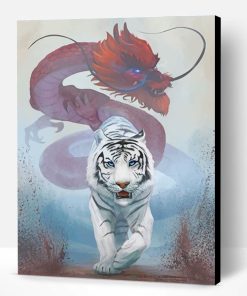 Tiger And Dragon Paint By Number
