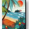 Tropical Island Paint By Number
