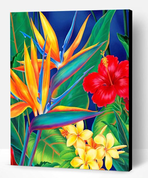 Tropical Paradise Plant Paint By Number