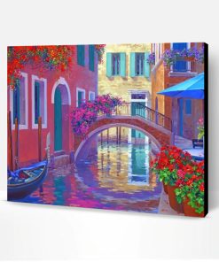 Venice Canal Bridge Paint By Number