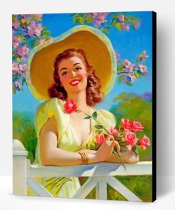 Vintage Lady Paint By Number