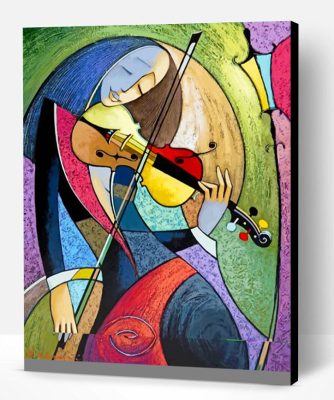 Violin Player Art Paint By Number