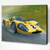 Yellow Ford Gt40 Paint By Number